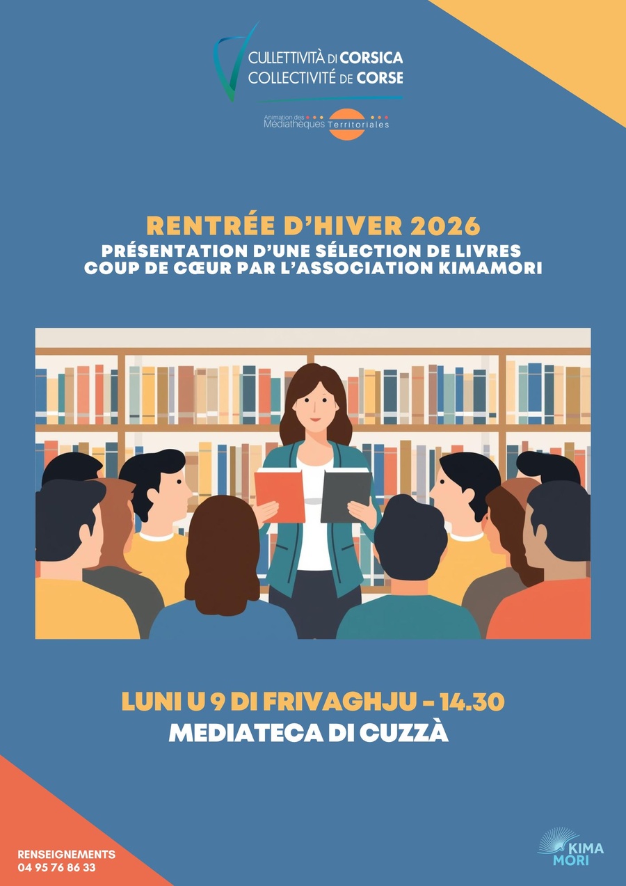 Rentrée d’hiver 2026 : présentation d’une sélection de livres coup de cœur par l’association Kimamori