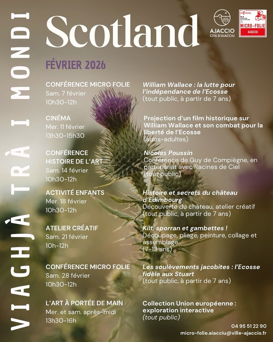 Micro-Folie Aiacciu : "Scotland" / L'art à portée de main : Collection Union européenne, exploration interactive