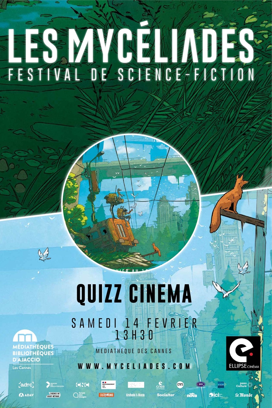 Festival de Sciences-Fiction "Les Mycéliades" : Résilience / Quizz cinéma - Médiathèque des Cannes