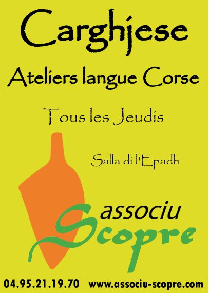 Atelier de langue corse animé par Vannina Angelini - Salle de l'Ehpad à Carghjese