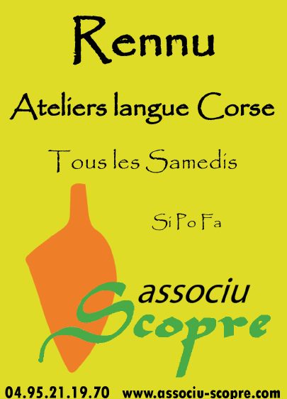 Atelier langue Corse animé par Martin Pasquali - Associu Si pò fà