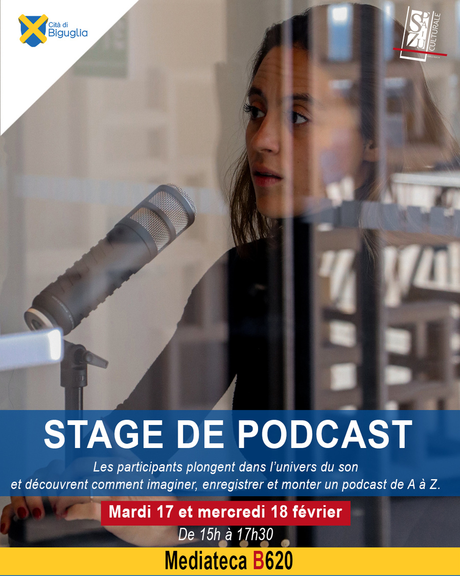 Stage vacances : Podcast (Ados/adultes) - Spaziu Culturale Carlu Rocchi