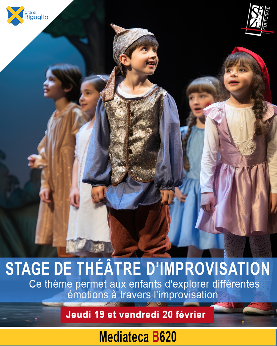 Stage vacances : Théâtre d'improvisation (8/12 ans) - Spaziu Culturale Carlu Rocchi