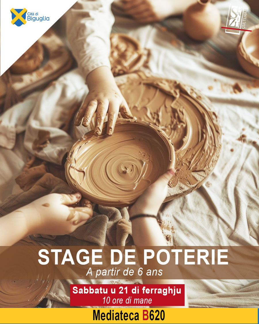Stage vacances : Poterie (enfants à partir de 6 ans) avec Erica Meloni - Spaziu Culturale Carlu Rocchi