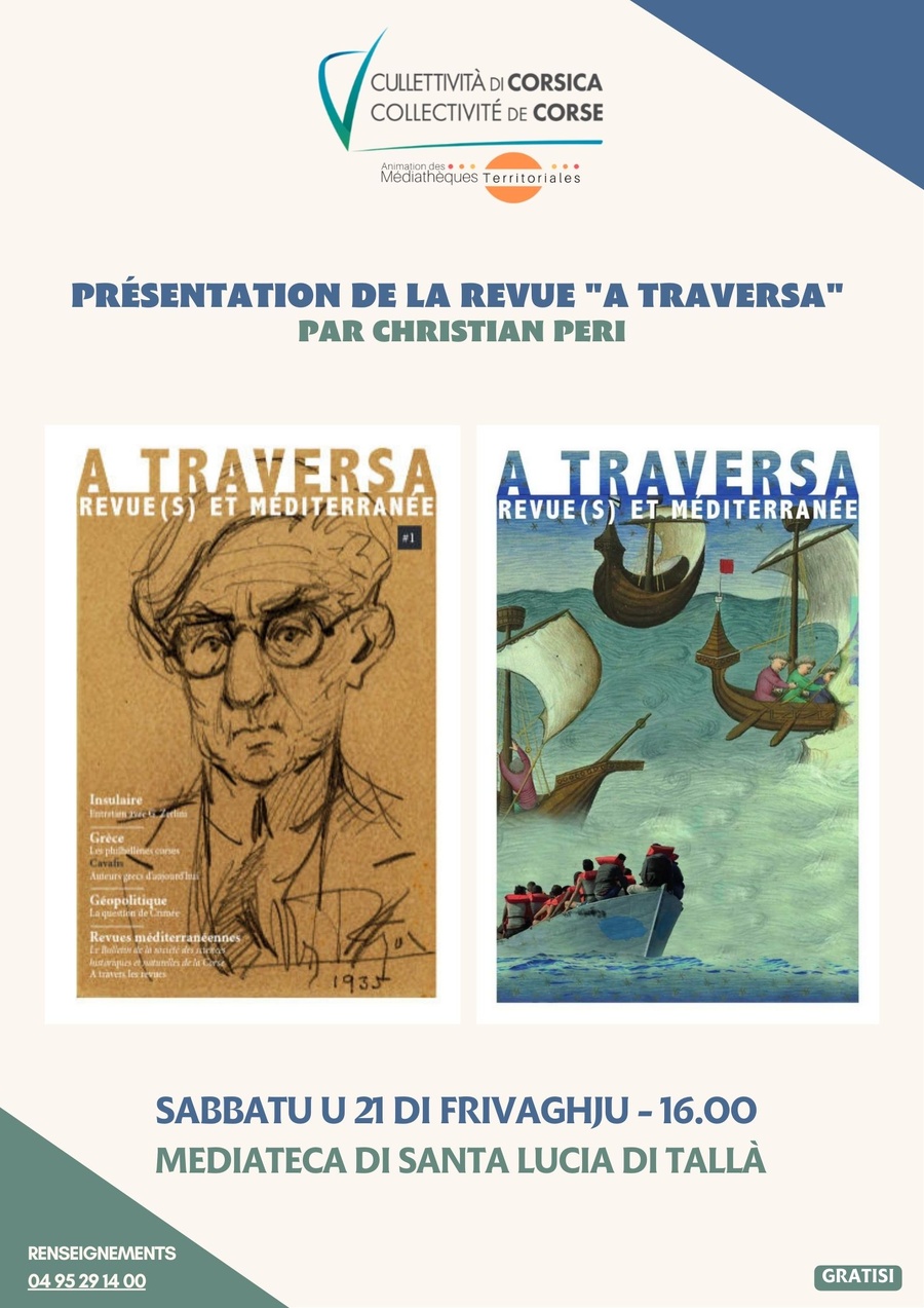Présentation de la revue "A Traversa" par Christian Peri