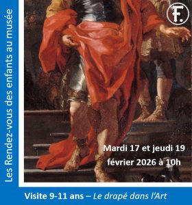 Visite atelier pour les 9-11 ans : Le drapé dans l’art - Palais Fesch