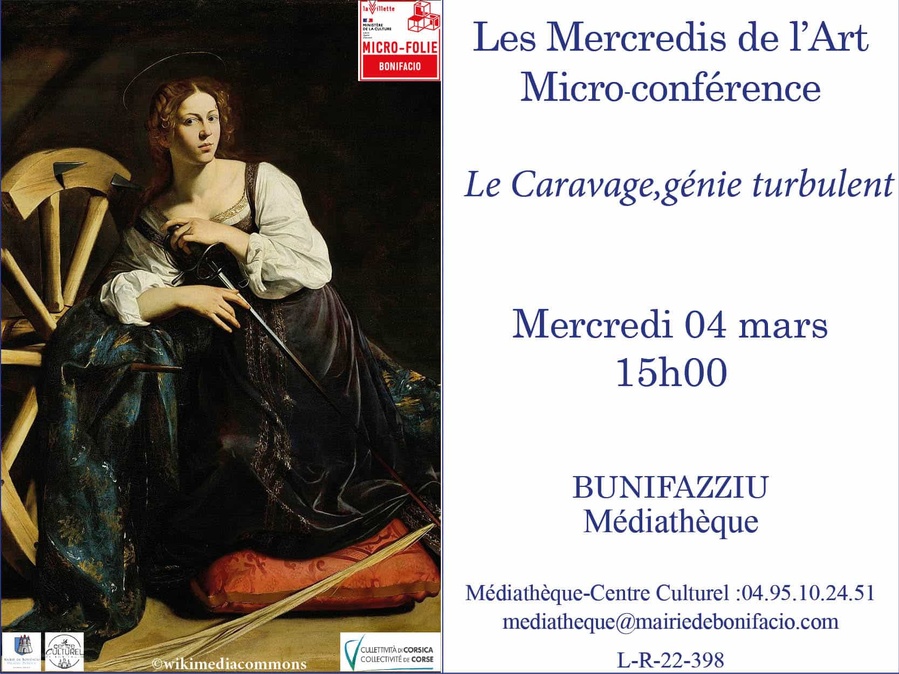 Micro-folie / Conférence : "Le Caravage, génie turbulent" - Médiathèque