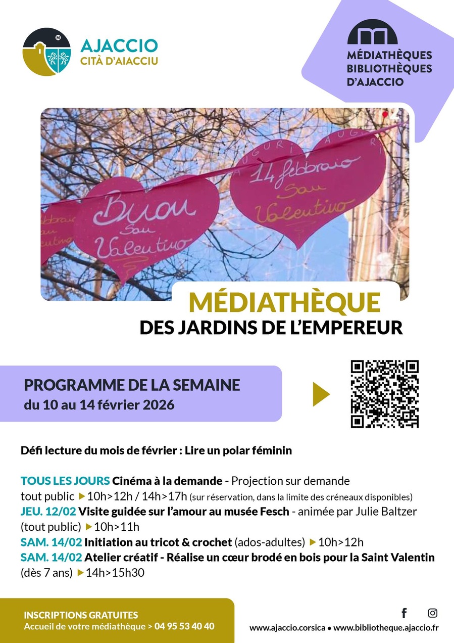Visite guidée sur l'amour au musée Fesch animée par Julie Baltzer (tout public) proposée par la Médiathèque des Jardins de l’Empereur - Musée Fesch