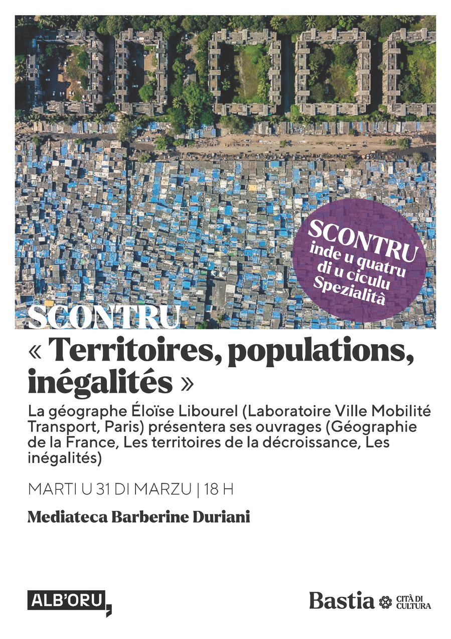 Scontru : Territoires, populations et inégalités - Médiathèque Barberine Duriani à Bastia