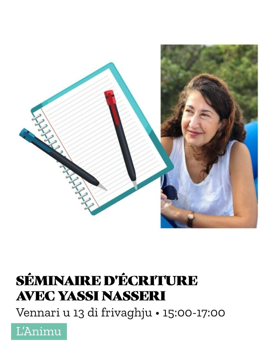 Club de lecture avec Yassi Nasseri - Médiathèque l'Animu