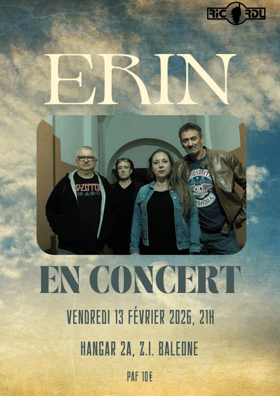 Concert de rock du groupe Erin - Hangar 2a