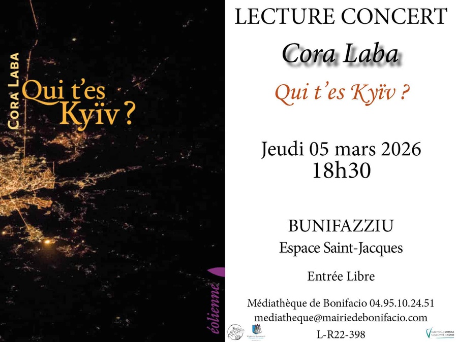 Lecture-concert de  Cora Laba : Qui t’es Kyïv ? - Espace Saint-Jacques