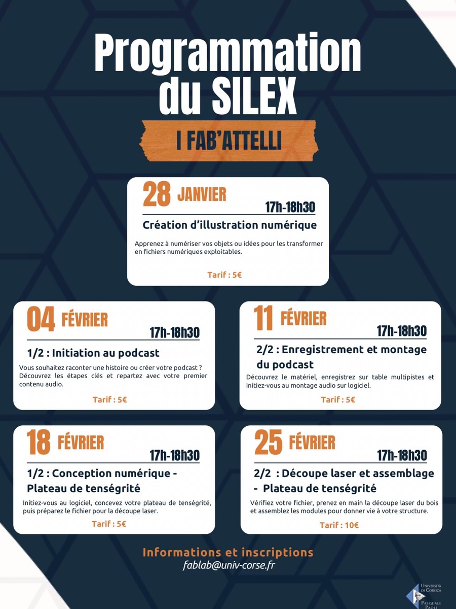 Atelier : 2/2 Conception numérique - Plateau de tenségrité (assemblage) proposé par le Fablab