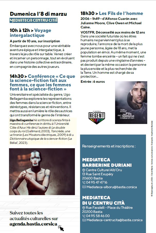 Festival Imaginà : Les rencontres bastiaises de l’imaginaire / Jeu de rôle sur table "Voyage intergalactique" (à partir de 10 ans)