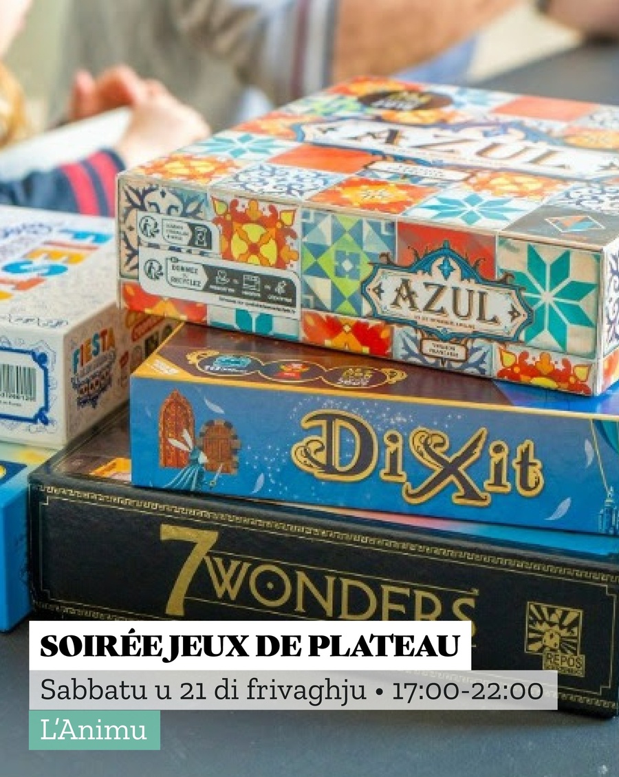 Soirée jeux de plateau - Médiathèque l'Animu