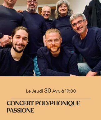 Concert polyphonique Passione à l'Église Saint Dominique de Bonifacio