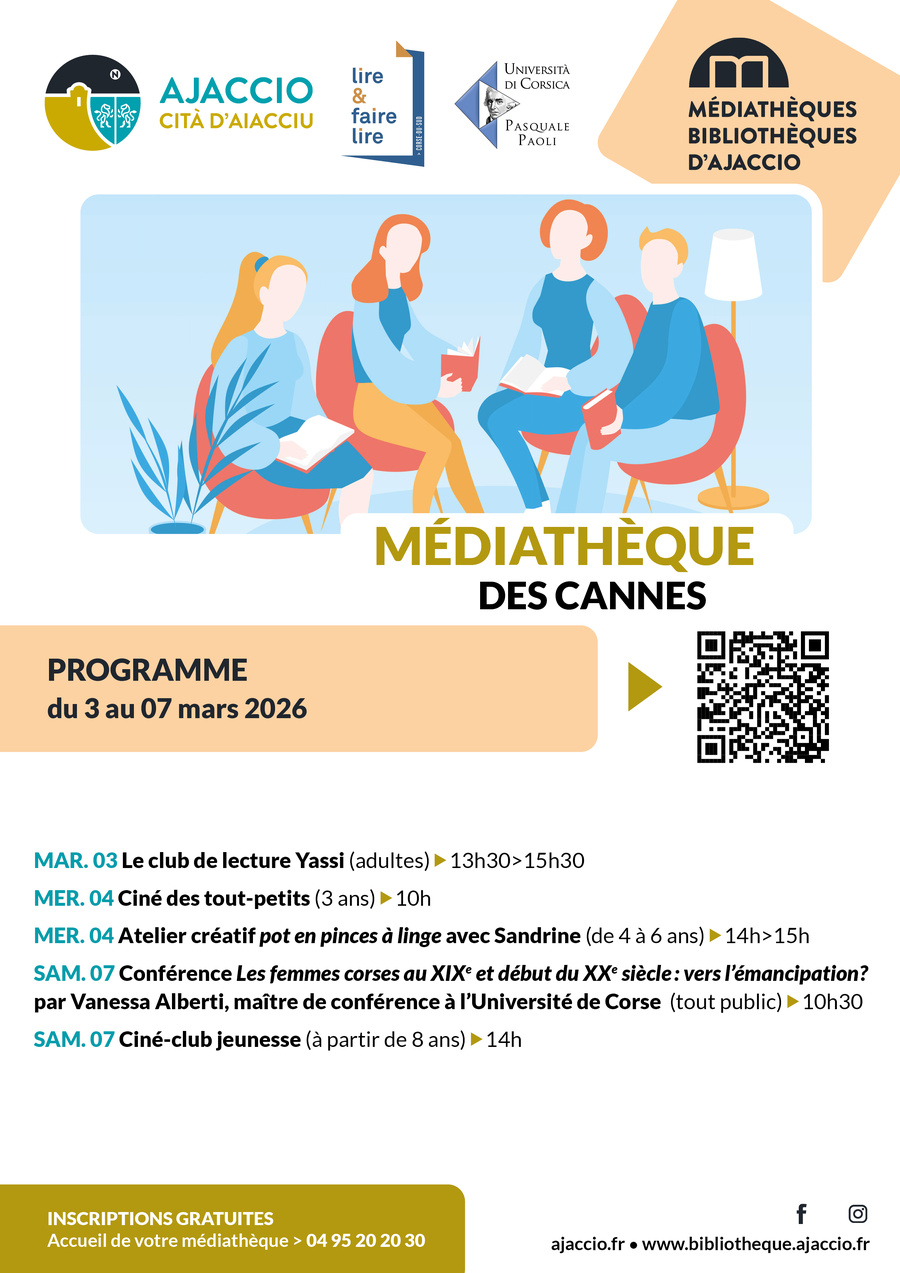 Club de lecture Yassi (adultes) - Médiathèque des Cannes