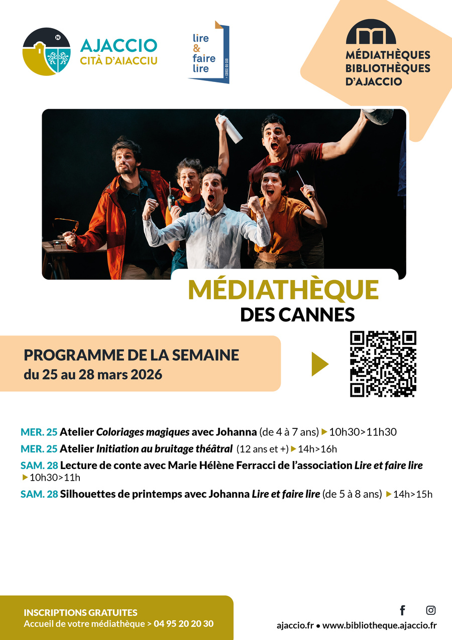 Atelier Silhouettes de Printemps avec Johanna - Médiathèque des Cannes à Ajaccio