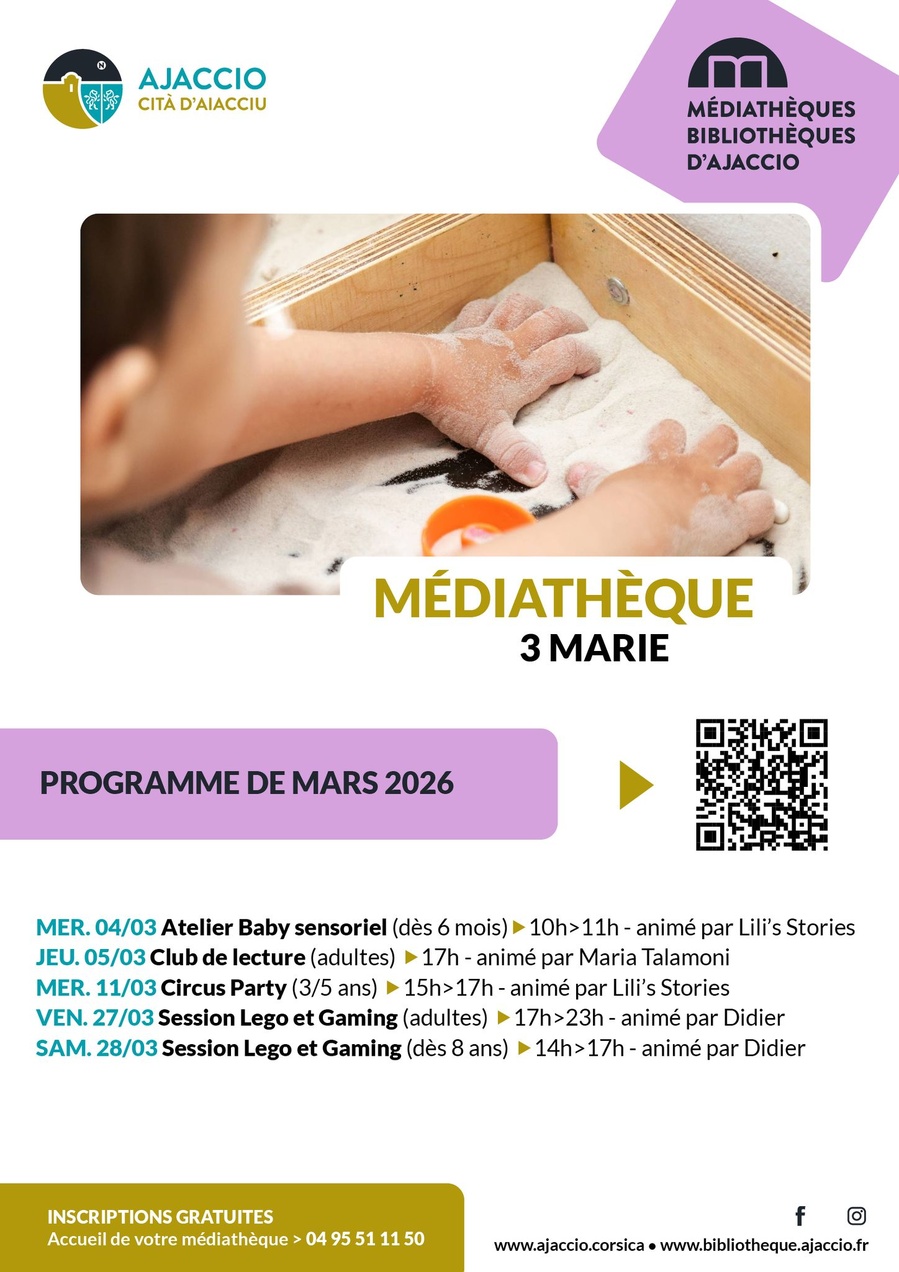 Club de lecture (adultes) animé par Maria Talamoni - Médiathèque des 3 Marie