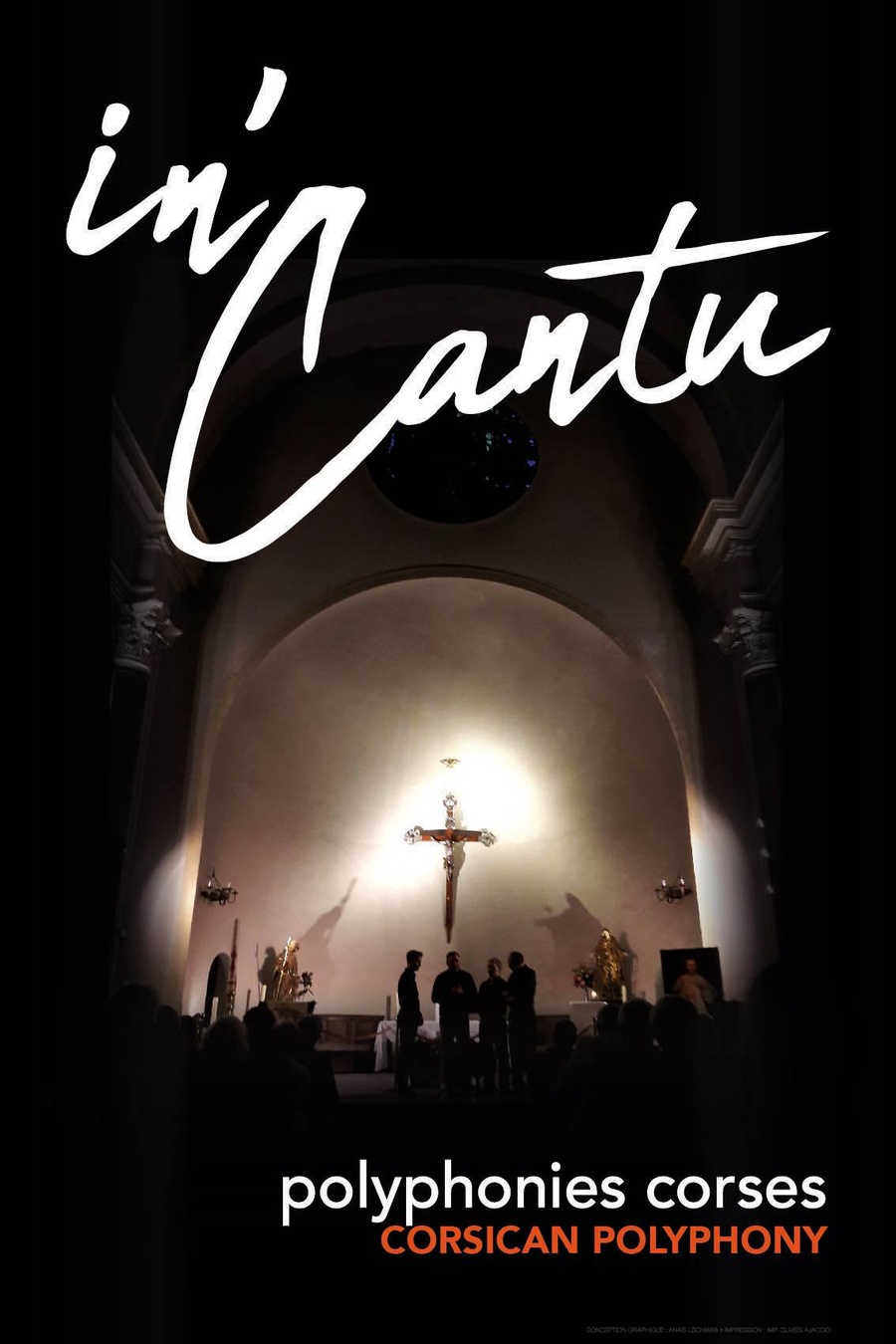 Polyphonies Corses en Mercredi à Ajaccio avec le groupe In Cantu - Église Saint Roch