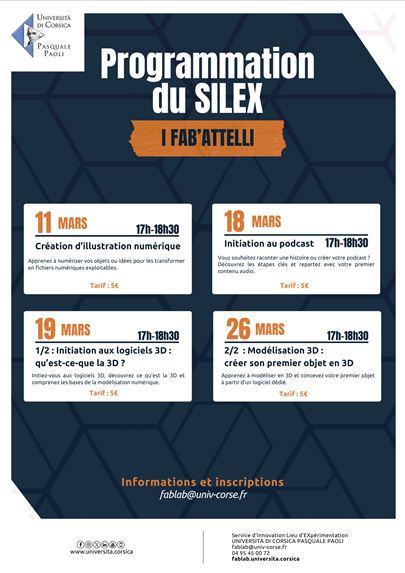 I Fab'Attelli / Programmation du SILEX : Modélisation 3D - Créez votre premier objet en 3D