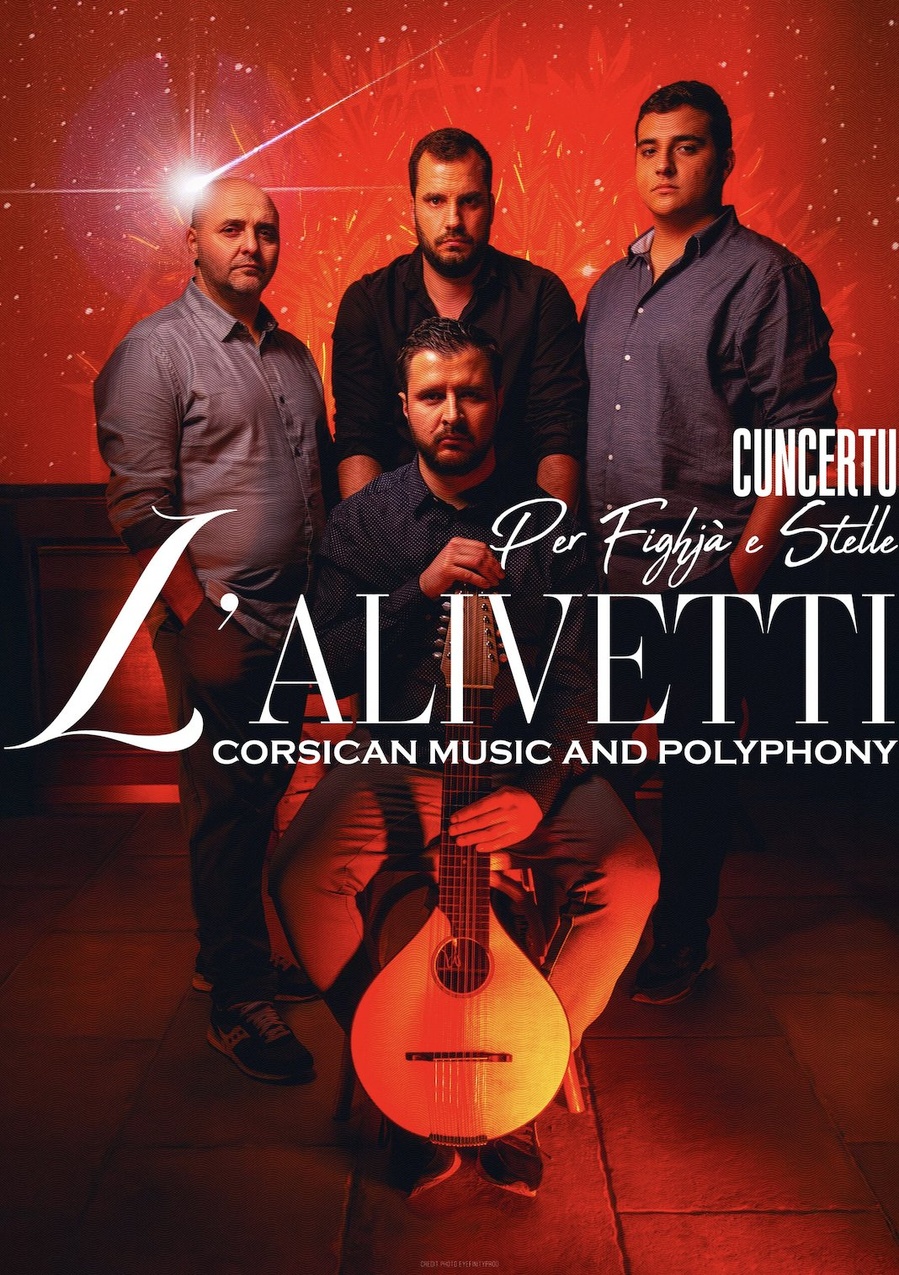Concert du groupe L’Alivetti à l'Église Saint Georges à L'Algaiola