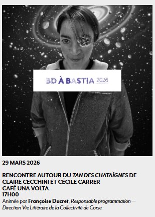 Rencontres de la Bande Dessinée à Bastia 2026 - Café Una Volta