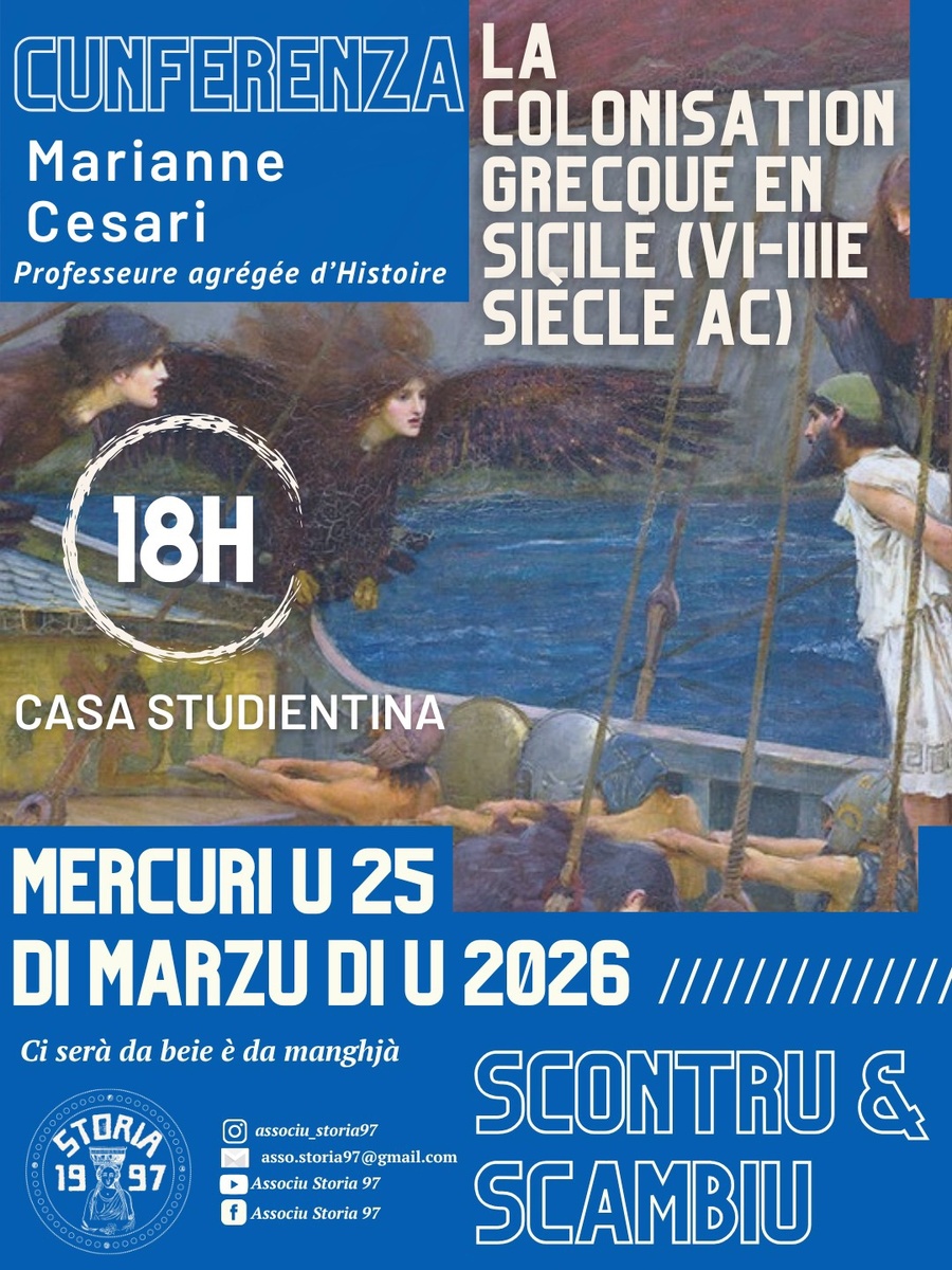 Conférence sur la colonisation grecque en Sicile, VI-IIIème s. av. J.-C. avec Marianne Cesari