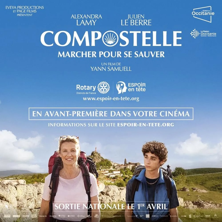 Avant première du film "Compostelle" de Yann Samuell avec le Rotary Club de Bastia Mariana - Cinéma Le Régent