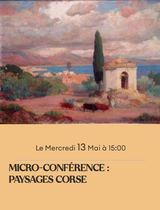 Micro-Folie / Micro-conférence autour des paysages corses - Médiathèque