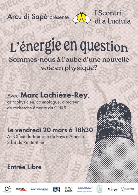 Conférence : L'énergie en question, vers une nouvelle voie en physique