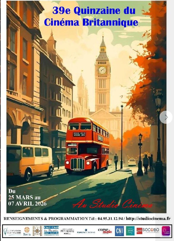 39è Quinzaine du Cinéma Britannique - Cinéma Le Studio