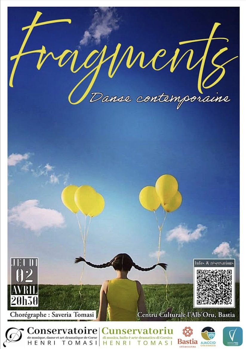 Spectacle de Danse Contemporaine "Fragments" par le Conservatoire de Corse Henri Tomasi  - Centre Culturel Alb'Oru