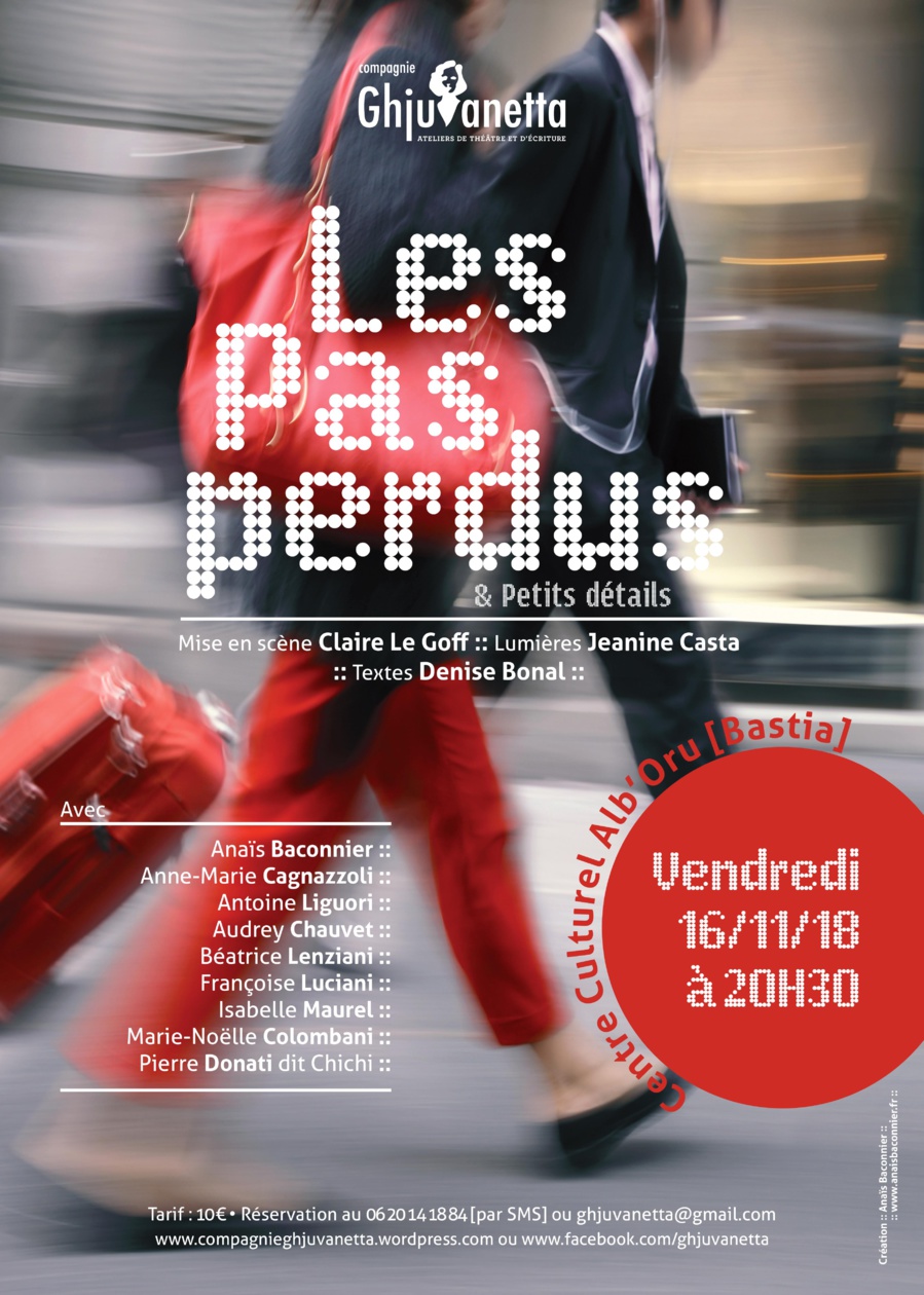 Les Pas perdus (et Petits détails) de Denise Bonal Agenda a Cultura Les Pas perdus (et Petits détails) de Denise Bonal Agenda a Cultura