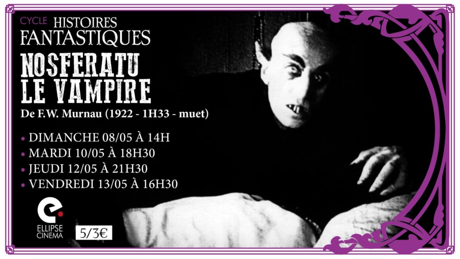 Cycle Histoires fantastiques / Projection du film "Nosferatu le vampire" de Bram  Stoker - Cinéma Ellipse - Ajaccio | Agenda | a Cultura