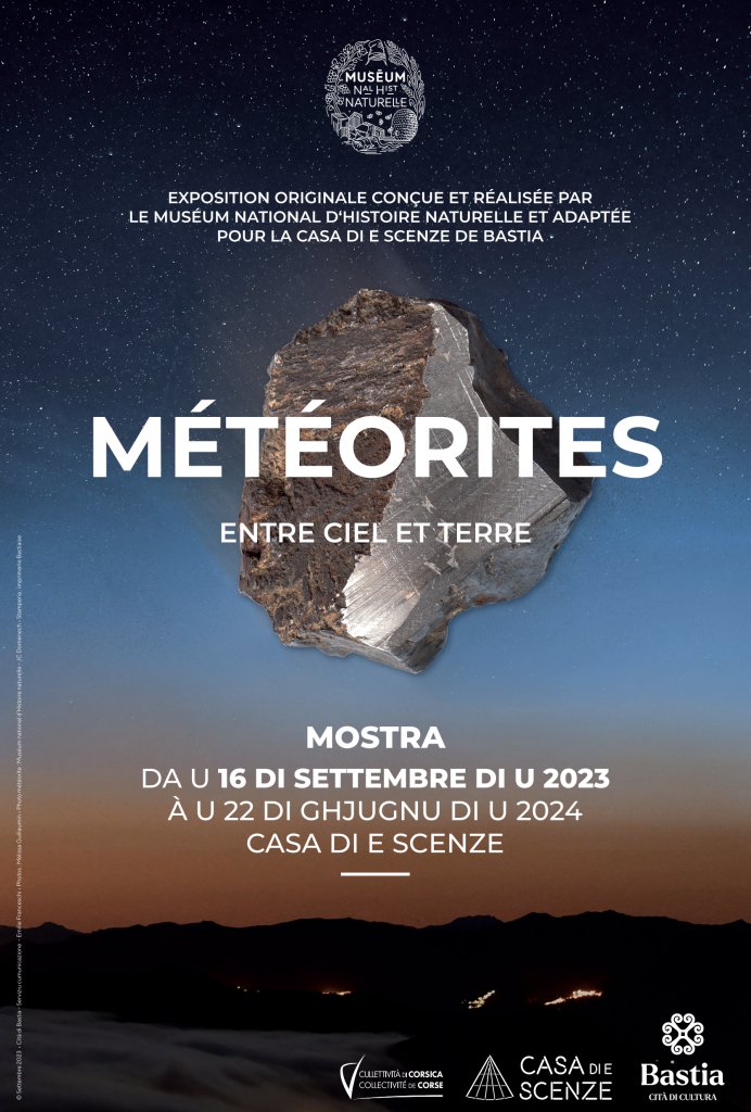 Exposition « Météorites : entre ciel et terre »  - Casa di e Scenze - Bastia