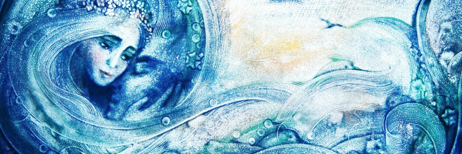 La Petite Sirène – Katerina Barsukova, dessin sur sable - Spaziu Culturale Natale Rochiccioli - Carghjese