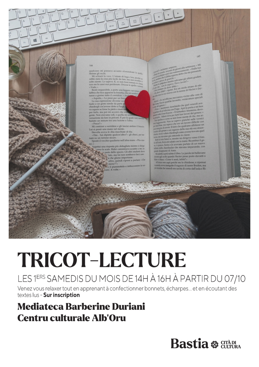 Tricot-Lecture - Médiathèque Barberine Duriani - Bastia