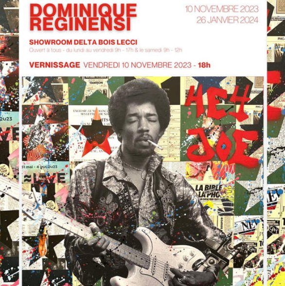 Exposition de Dominique Reginensi - Showroom Delta Bois - Lecci
