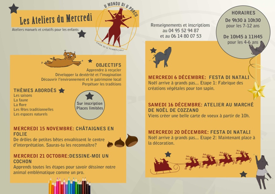 Atelier : Viens créer une belle carte de voeux  - Marché de Noël - Cuzzà