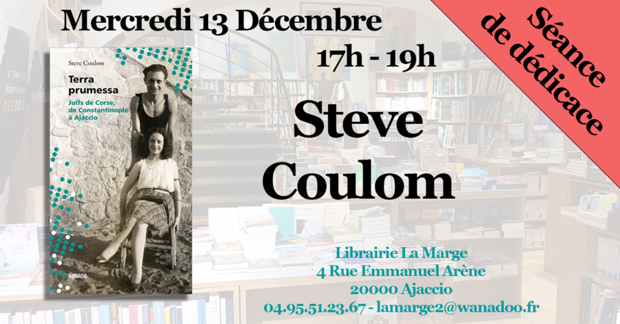 Rencontre/ Dédicace avec Steve Coulom  autour de son livre 