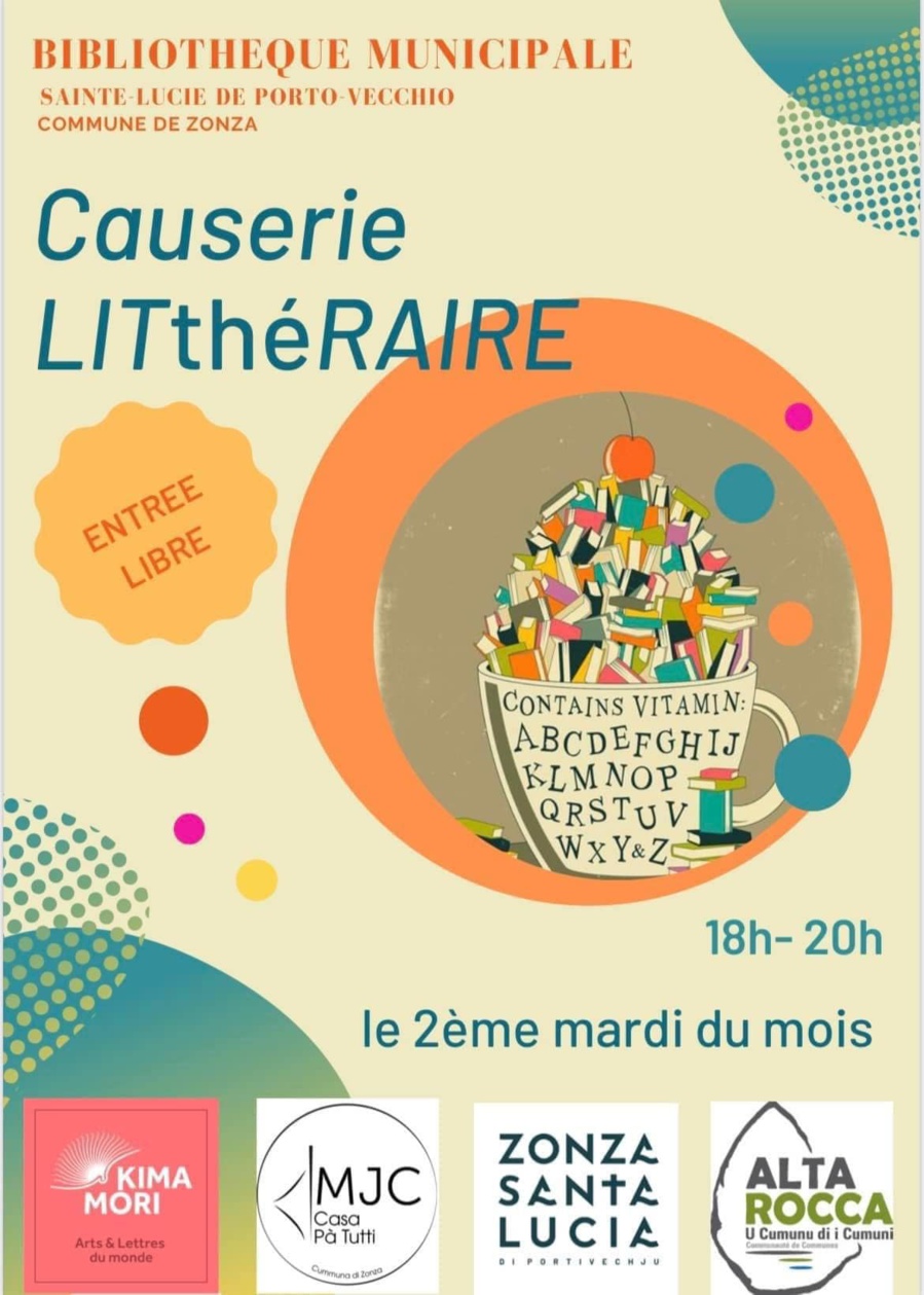 Causeries littéraires animées par Kimamori - Bibliothèque - Santa Lucia di Purtivechju