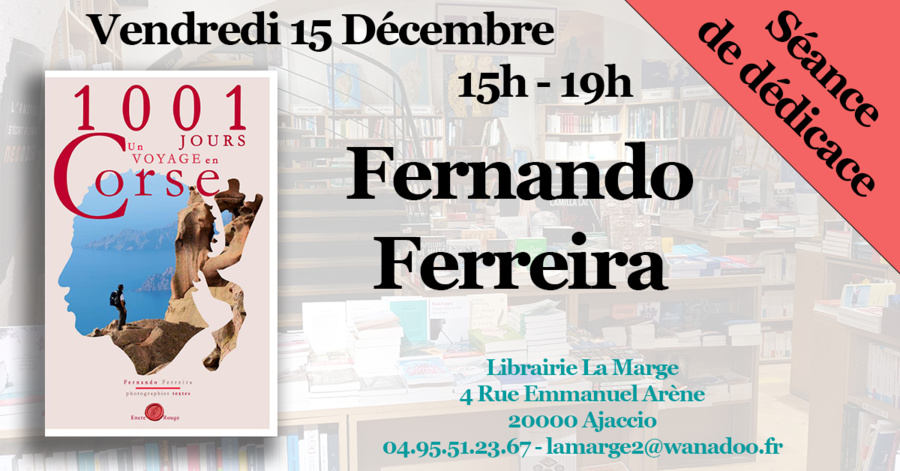 Rencontre/ Dédicace avec Fernando Ferreira  autour de son livre 