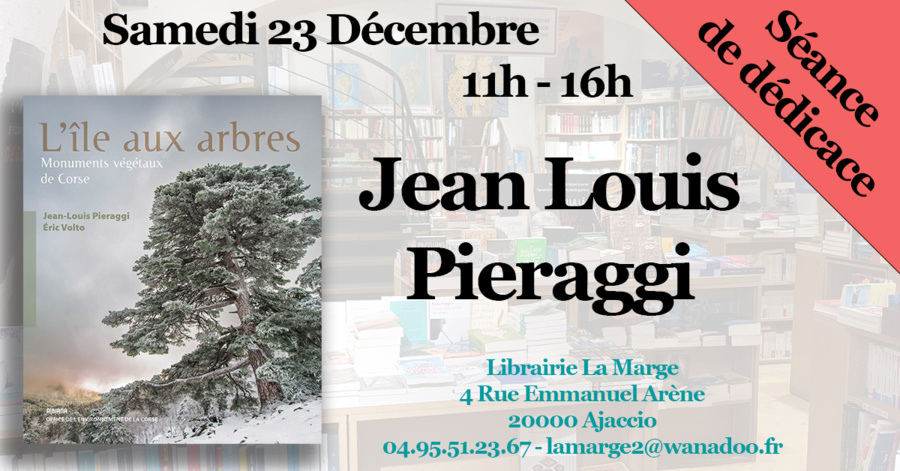 Rencontre/ Dédicace avec Jean-Louis Pieraggi  autour de son livre 