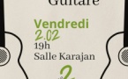 Audition guitare proposée par le Conservatoire de Corse Henri Tomasi - Salle Karajan - Aiacciu