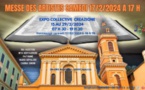 Exposition collective "Creazione" des artistes : Ina Agostoni , Nita Bertaudiere , Pat'Obine, Mario Sepulcre, Carina Simoni - Eglise St Roch - Aiacciu
