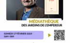 Rencontre littéraire avec l'auteur Eric Fottorino autour de son dernier ouvrage "Mon enfant, ma sœur" en partenariat avec Racines de ciel - Médiathèque des Jardins de l’Empereur - Aiacciu