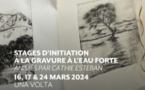 Stages d'initiation à la gravure animés par Cathie Esteban - Una Volta - Bastia