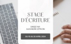 Stage d'écriture dirigé par Alexandre Oppecini - L'Aria - Pioghjula
