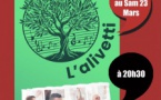 Concerts : L'Alivetti- Le Petit Théâtre de l'Opéra - Bastia 